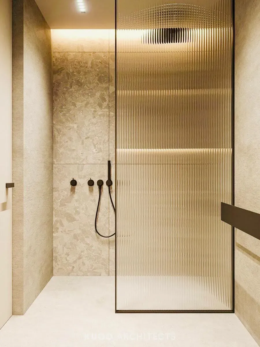 Fixed glass shower panel price